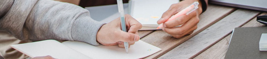 Students studying together